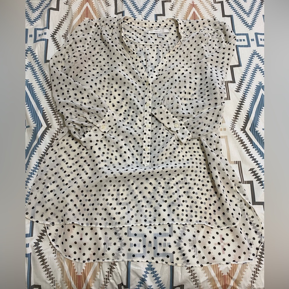 Lauren Conrad Sheer Blouse
